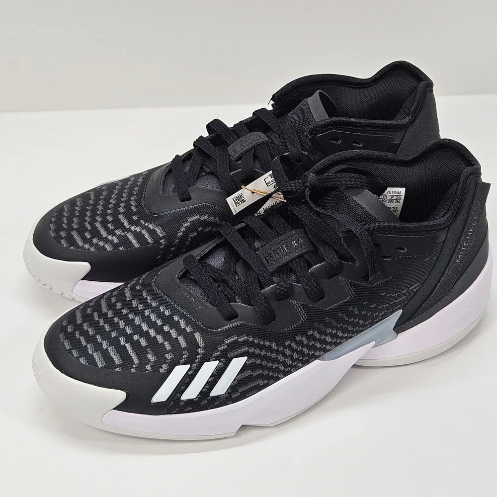 Adidas D.O.N. Issue 4 Basketball Shoes Men's‎ Size 11 Black White GY6505